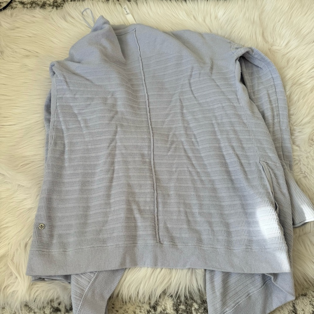 Light Blue Women's Sweater - Picture 3 of 3